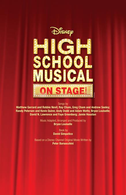 Disney's High School Musical Theatre Poster