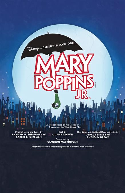 Disney's Mary Poppins JR. Theatre Poster