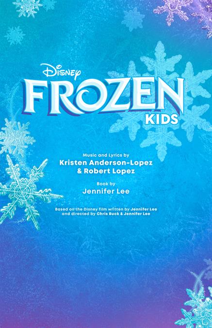 Disney's Frozen KIDS Theatre Poster