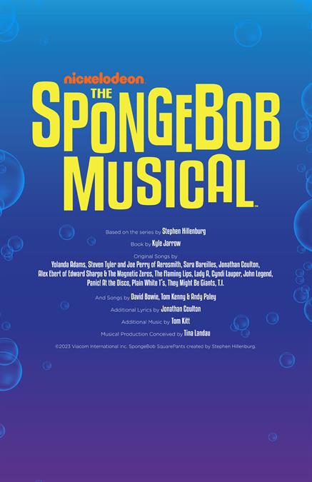 The SpongeBob Musical Theatre Poster