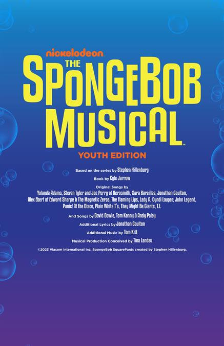 The SpongeBob Musical (Youth Edition) Theatre Poster