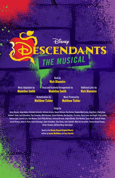 Descendants: The Musical Theatre Poster