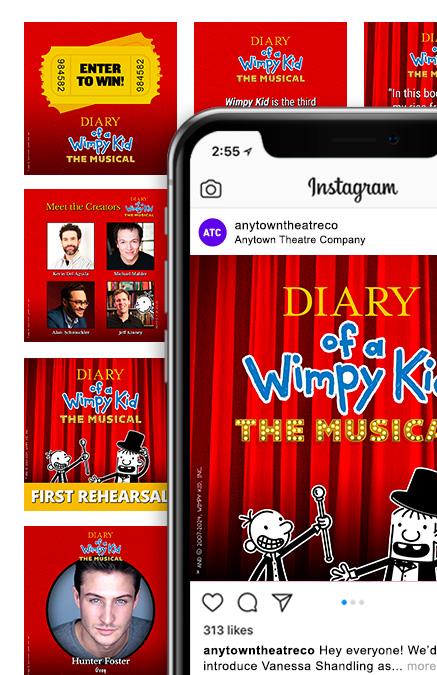 Diary of a Wimpy Kid Theatre Logo Pack