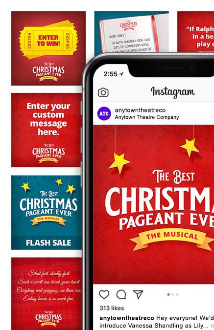 The Best Christmas Pageant Ever Theatre Logo Pack
