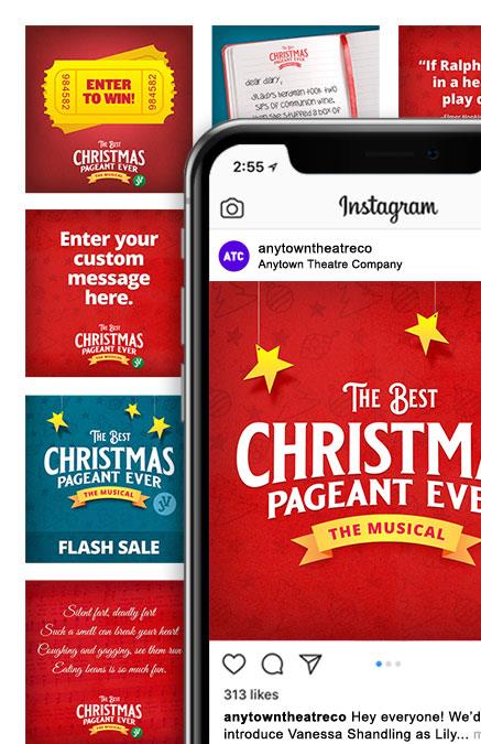 The Best Christmas Pageant Ever JV Theatre Logo Pack