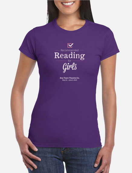 Women's Recommended Reading for Girls T-Shirt