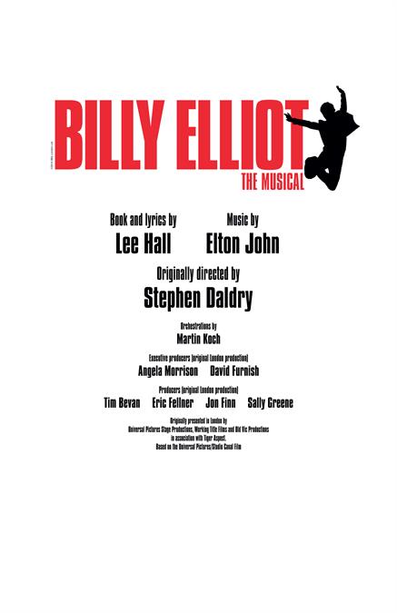 Billy Elliot Theatre Poster