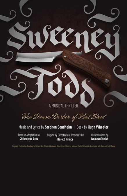 Sweeney Todd Theatre Poster