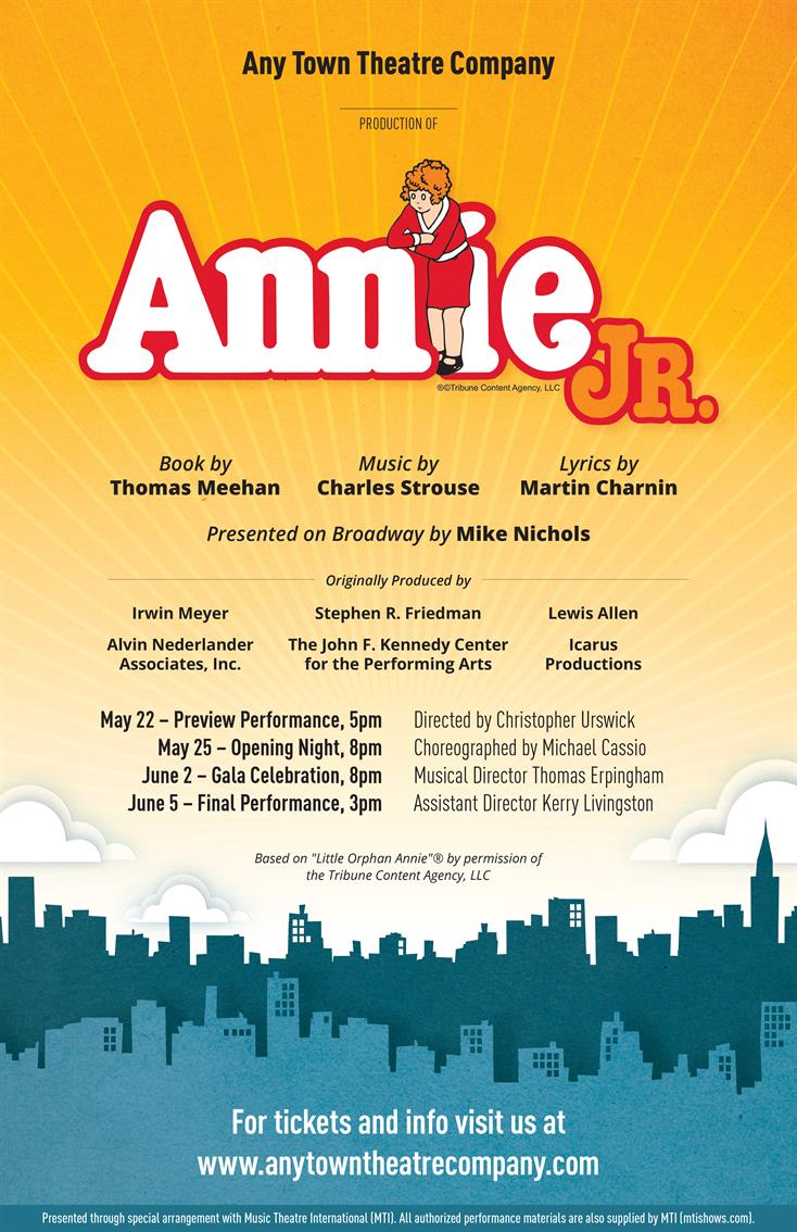 Annie JR. Poster