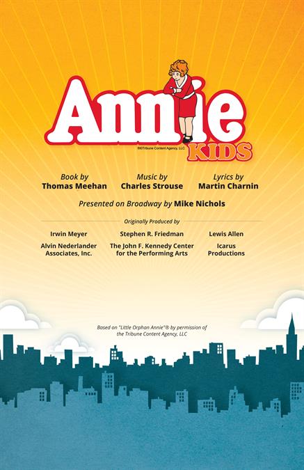 Annie KIDS Theatre Poster