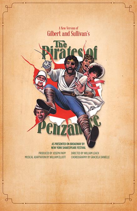 The Pirates of Penzance Theatre Poster