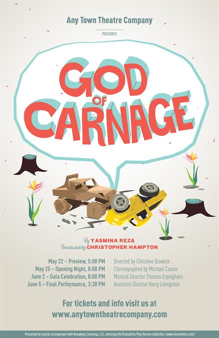 God Of Carnage Theatre Poster