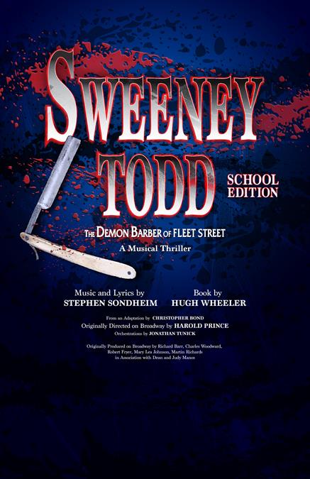 Sweeney Todd (School Edition) Theatre Poster
