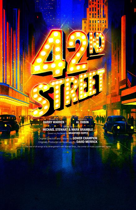 42nd Street Theatre Poster