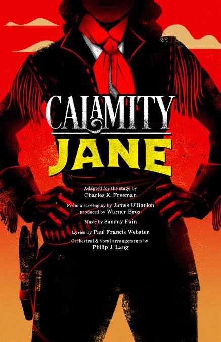 Calamity Jane Theatre Poster