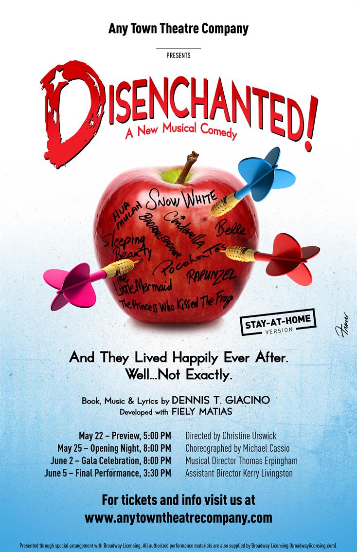 Customize Your Disenchanted Stay-At-Home Version Poster Design