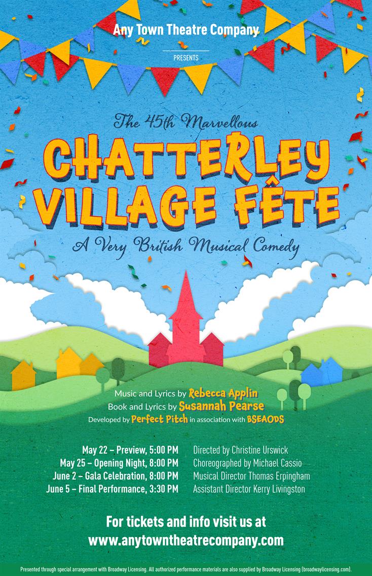 The 45th Marvellous Chatterley Village Fete Poster