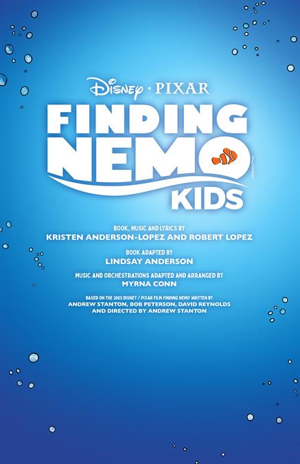 Disney's Finding Nemo KIDS Theatre Poster