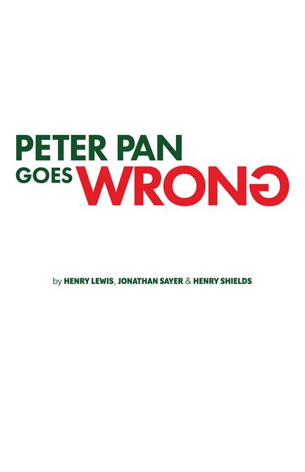 Peter Pan Goes Wrong Theatre Poster