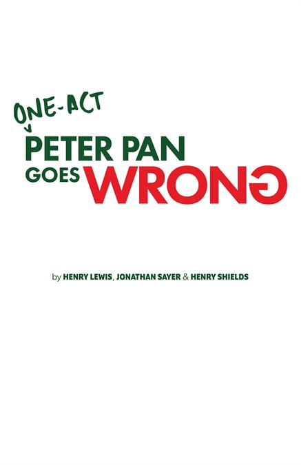 One-Act Peter Pan Goes Wrong Theatre Poster