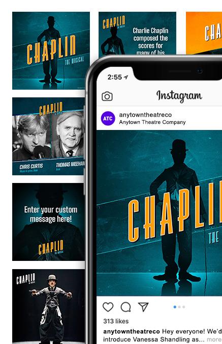 Chaplin Theatre Logo Pack