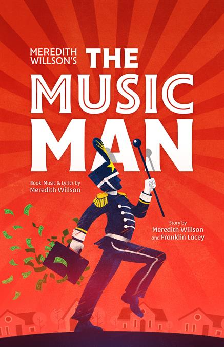 The Music Man Theatre Poster