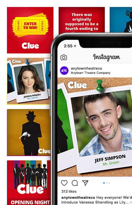 Clue Stay-At-Home (High School) Theatre Logo Pack