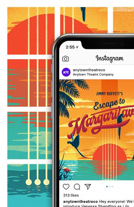 Escape to Margaritaville Theatre Logo Pack