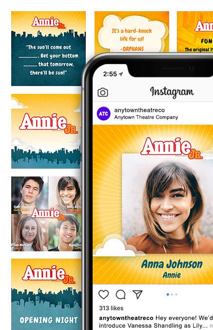 Annie JR. Theatre Logo Pack