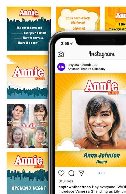 Annie KIDS Theatre Logo Pack