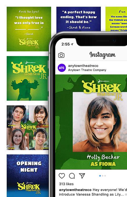 Shrek the Musical JR. Theatre Logo Pack