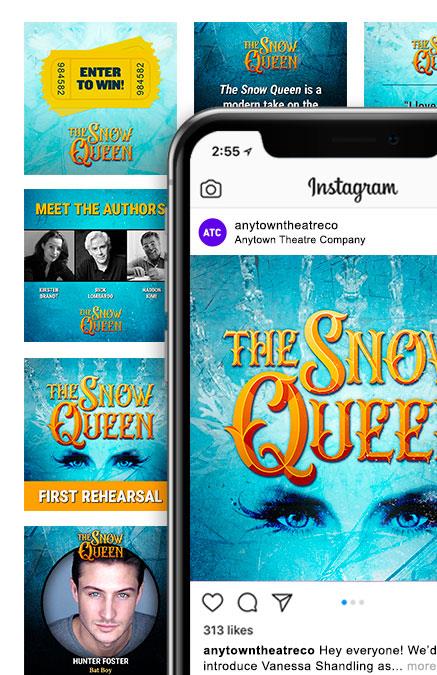 The Snow Queen Theatre Logo Pack