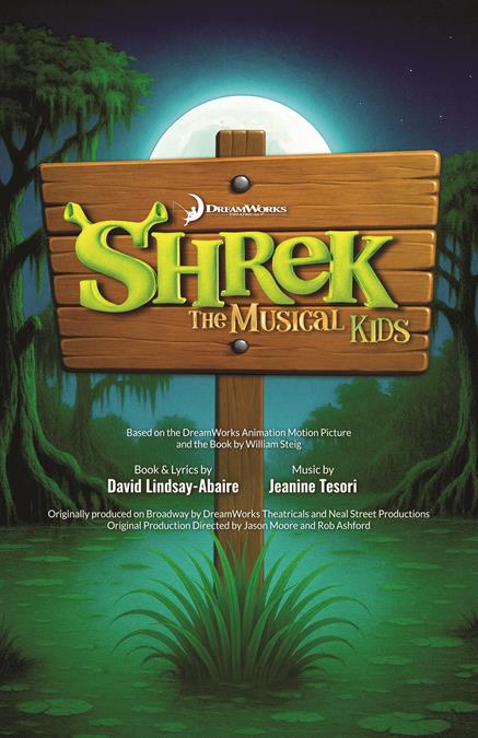 Shrek The Musical KIDS Theatre Poster
