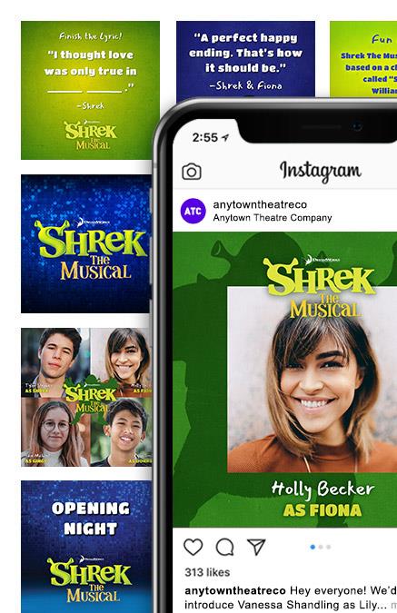 Shrek the Musical (TYA Version) Theatre Logo Pack