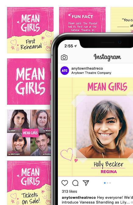 Mean Girls Theatre Logo Pack