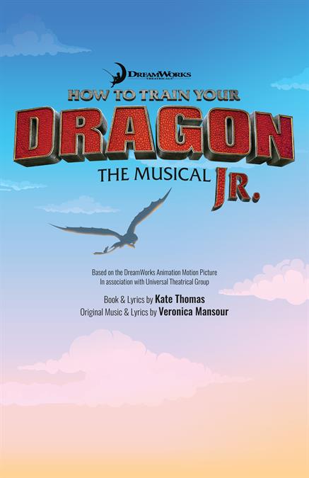 How to Train Your Dragon JR. Theatre Poster