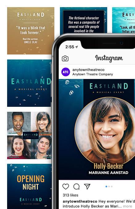 Eastland: A Musical Event Theatre Logo Pack