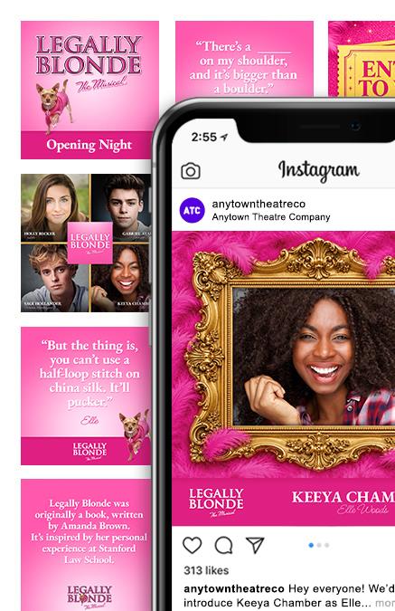 Legally Blonde Theatre Logo Pack