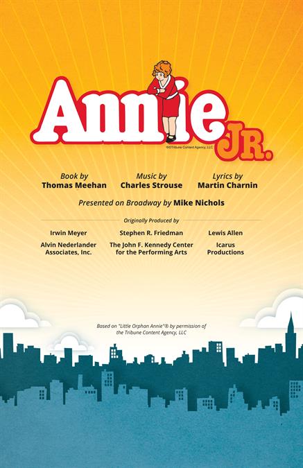 Annie JR. Theatre Poster