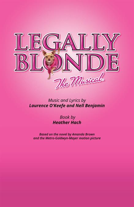 Legally Blonde Theatre Poster
