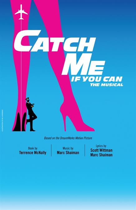 Catch Me If You Can Poster Theatre Artwork Promotional Material By Subplot Studio