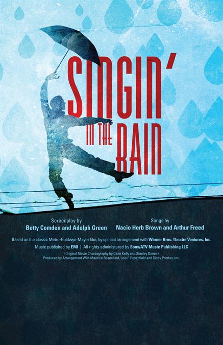 Singin' In The Rain Theatre Poster