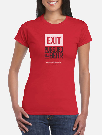 Women's Exit, Pursued by a Bear T-Shirt