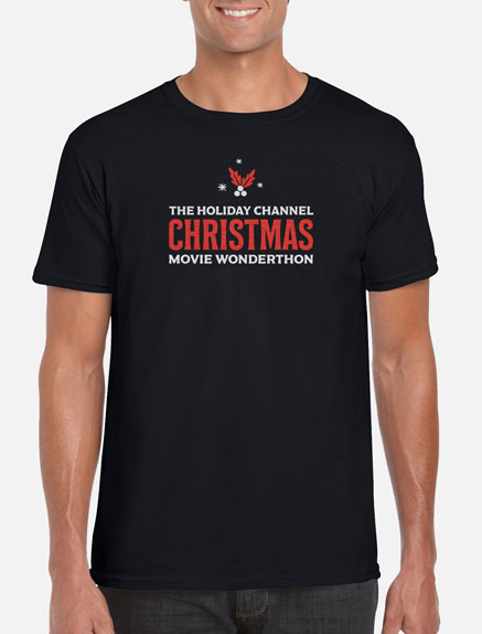 Men's The Holiday Channel Christmas Movie Wonderthon T-Shirt