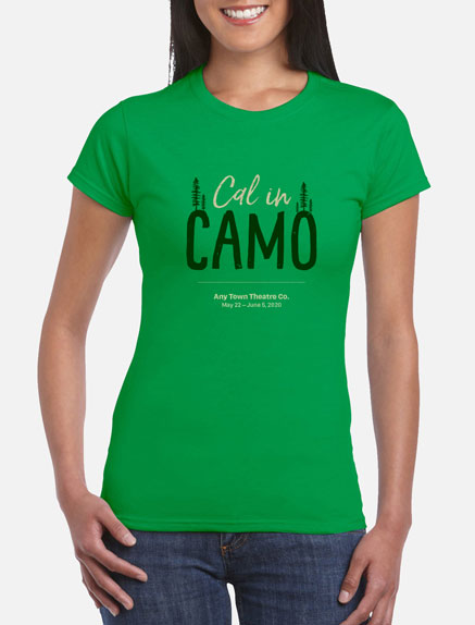 Women's Cal in Camo T-Shirt