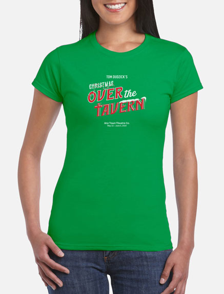 Women's Christmas Over the Tavern T-Shirt