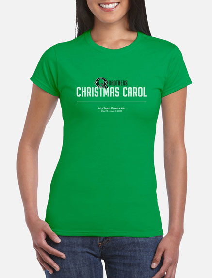 Women's Q Brothers Christmas Carol T-Shirt