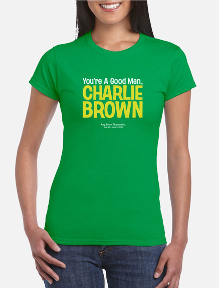 Women's You're a Good Man, Charlie Brown (Revised) T-Shirt