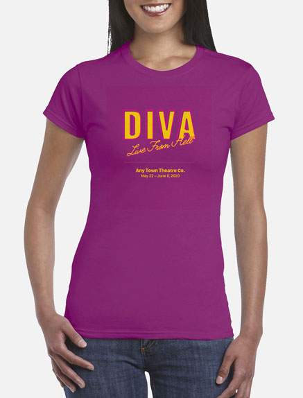 Women's Diva: Live from Hell T-Shirt