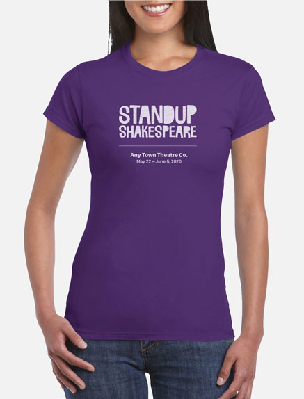 Women's Standup Shakespeare T-Shirt